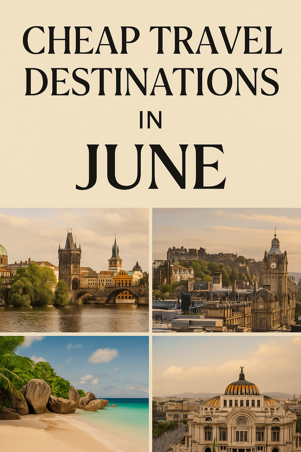 cheap travel destinations in june